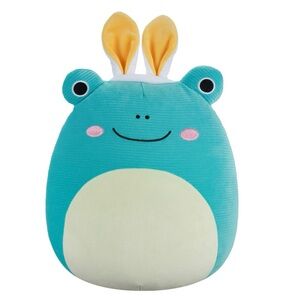 NWT Squishmallows Robert the Frog Corduroy Easter Edition 14” Large Super Rare